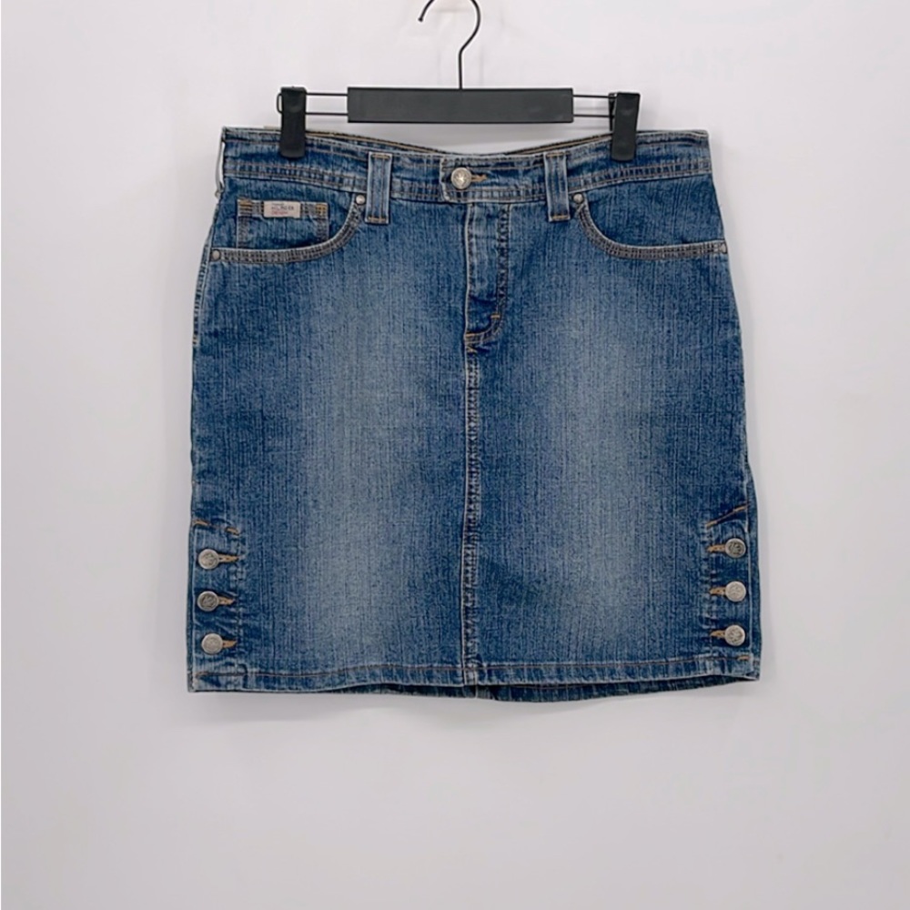(#130)TOMMY HILFIGER Jean Skirt - Picture 2 of 5